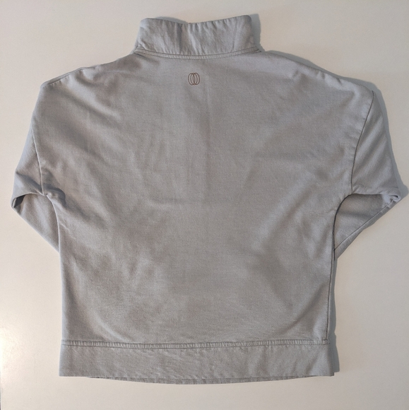 Balance Collection Half Zip Sweatshirt | Small | Light Grey | GUC - Picture 5 of 12